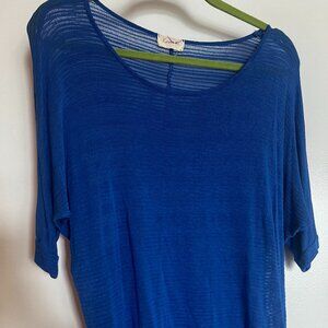 CRYSTAL K Sheer Blouse